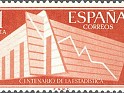 Spain 1956 Statistics 1 PTA Rojo Edifil 1198. España 1956 1198. Subida por susofe